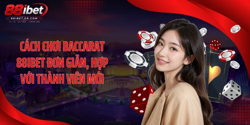 Baccarat 88IBET - Nhịp Chia Bài Cực Cuốn, Hút Mọi Dân Chơi Cách chơi baccarat 88IBET đơn giản, hợp với thành viên mới