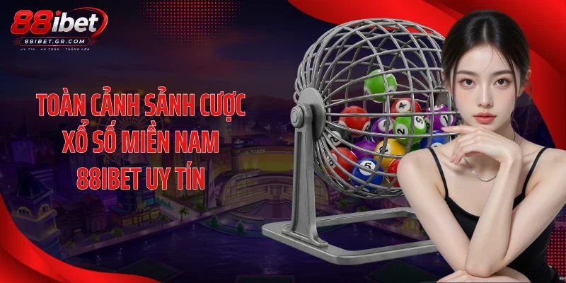 Toàn cảnh sảnh cược xổ số miền Nam 88IBET uy tín